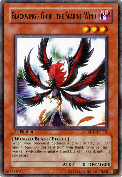 Blackwing - Ghibli the Searing Wind [TSHD-EN001] Common | Jomio and Rueliete's Cards and Comics