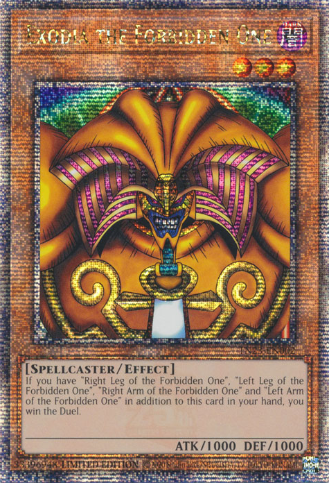 Exodia the Forbidden One [TN23-EN002] Quarter Century Secret Rare | Jomio and Rueliete's Cards and Comics