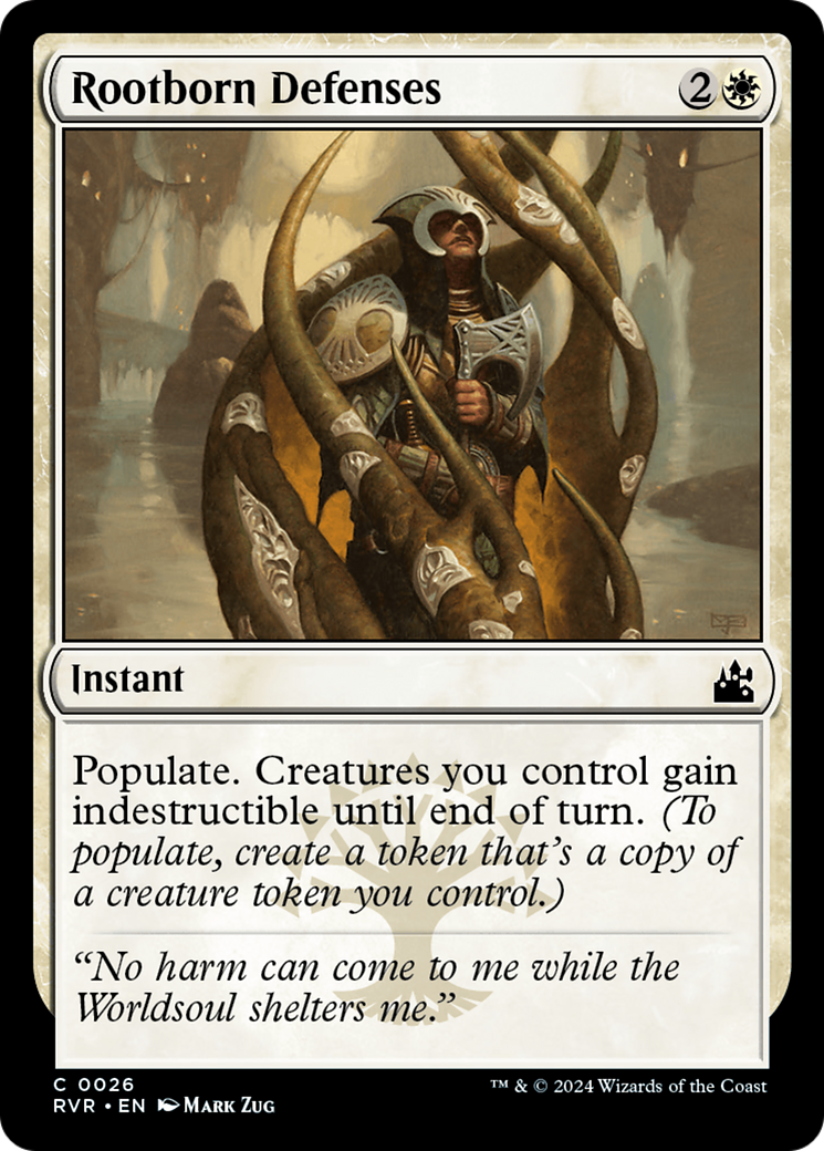 Rootborn Defenses [Ravnica Remastered] | Jomio and Rueliete's Cards and Comics