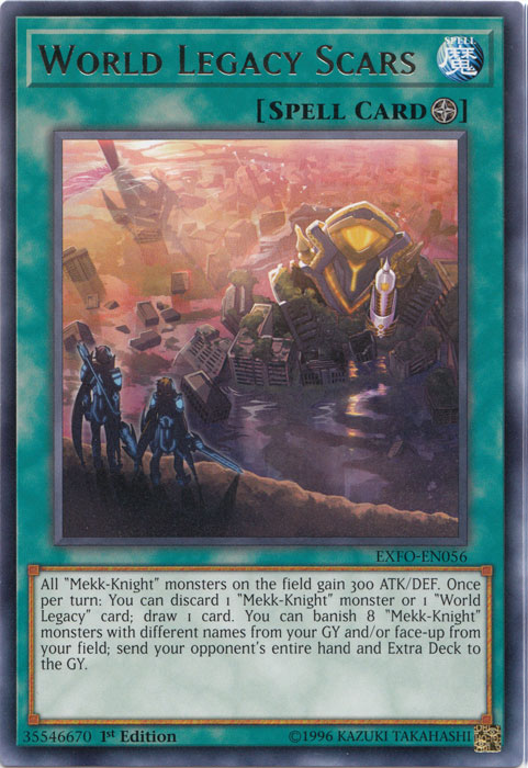 World Legacy Scars [EXFO-EN056] Rare | Jomio and Rueliete's Cards and Comics