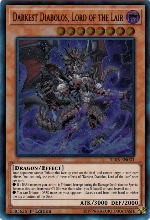 Darkest Diabolos, Lord of the Lair [SR06-EN001] Ultra Rare | Jomio and Rueliete's Cards and Comics