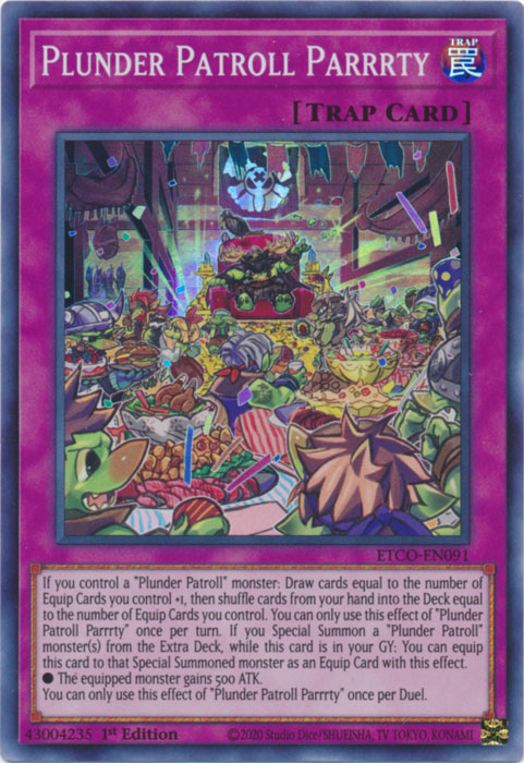 Plunder Patroll Parrrty [ETCO-EN091] Super Rare | Jomio and Rueliete's Cards and Comics