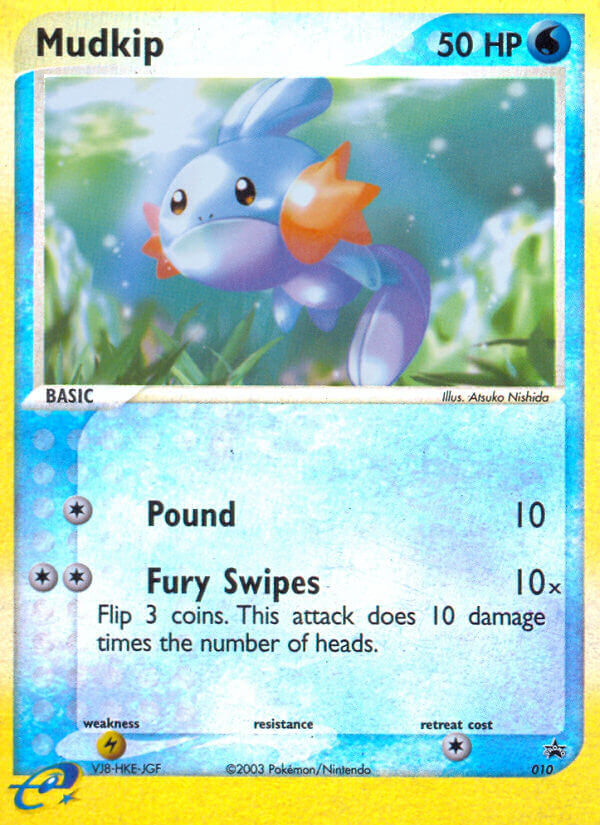 Mudkip (010) [Nintendo: Black Star Promos] | Jomio and Rueliete's Cards and Comics