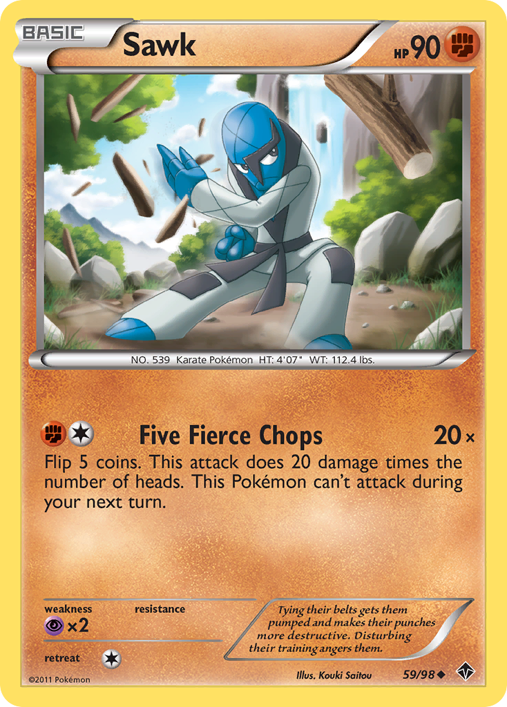 Sawk (59/98) [Black & White: Emerging Powers] | Jomio and Rueliete's Cards and Comics