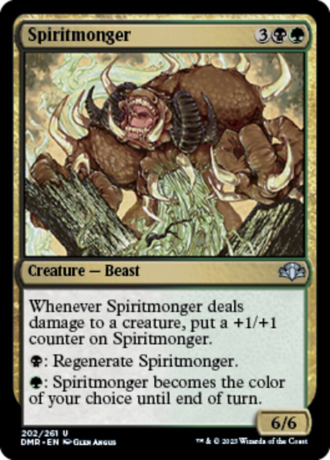 Spiritmonger [Dominaria Remastered] | Jomio and Rueliete's Cards and Comics