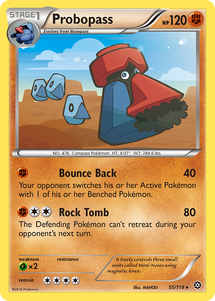 Probopass (55/114) [XY: Steam Siege] | Jomio and Rueliete's Cards and Comics