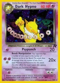 Dark Hypno (9/82) [Team Rocket Unlimited] | Jomio and Rueliete's Cards and Comics