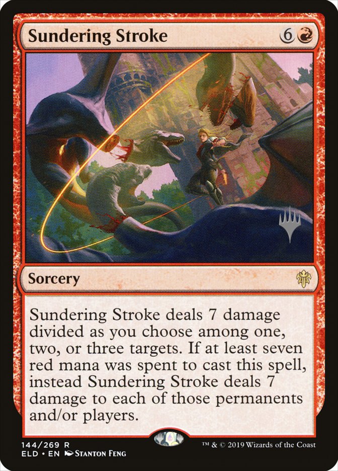 Sundering Stroke (Promo Pack) [Throne of Eldraine Promos] | Jomio and Rueliete's Cards and Comics