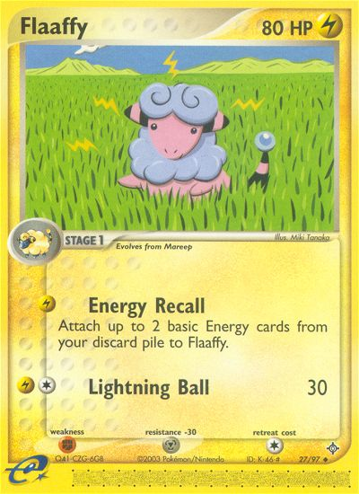 Flaaffy (27/97) [EX: Dragon] | Jomio and Rueliete's Cards and Comics