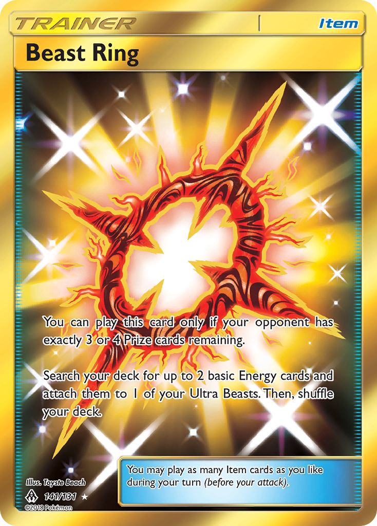 Beast Ring (141/131) [Sun & Moon: Forbidden Light] | Jomio and Rueliete's Cards and Comics