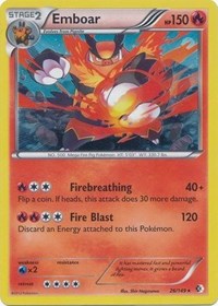 Emboar (26/149) (Cosmos Holo) (Blister Exclusive) [Black & White: Boundaries Crossed] | Jomio and Rueliete's Cards and Comics