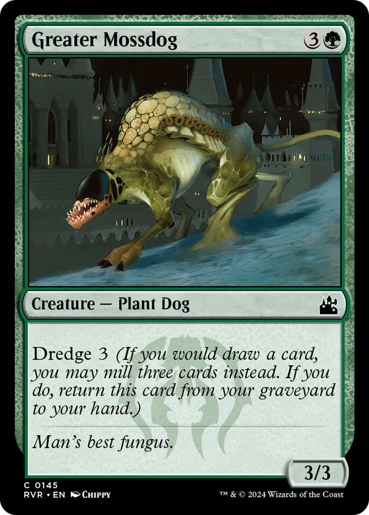 Greater Mossdog [Ravnica Remastered] | Jomio and Rueliete's Cards and Comics