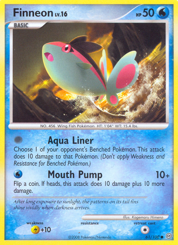 Finneon (61/100) [Diamond & Pearl: Stormfront] | Jomio and Rueliete's Cards and Comics