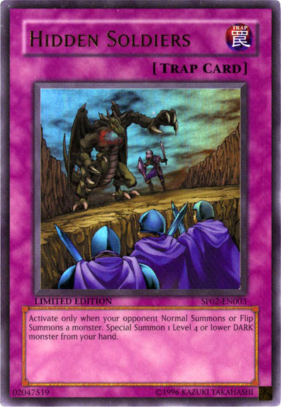 Hidden Soldiers [SP02-EN003] Ultra Rare | Jomio and Rueliete's Cards and Comics