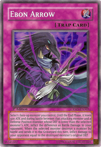 Ebon Arrow [CRMS-EN069] Common | Jomio and Rueliete's Cards and Comics