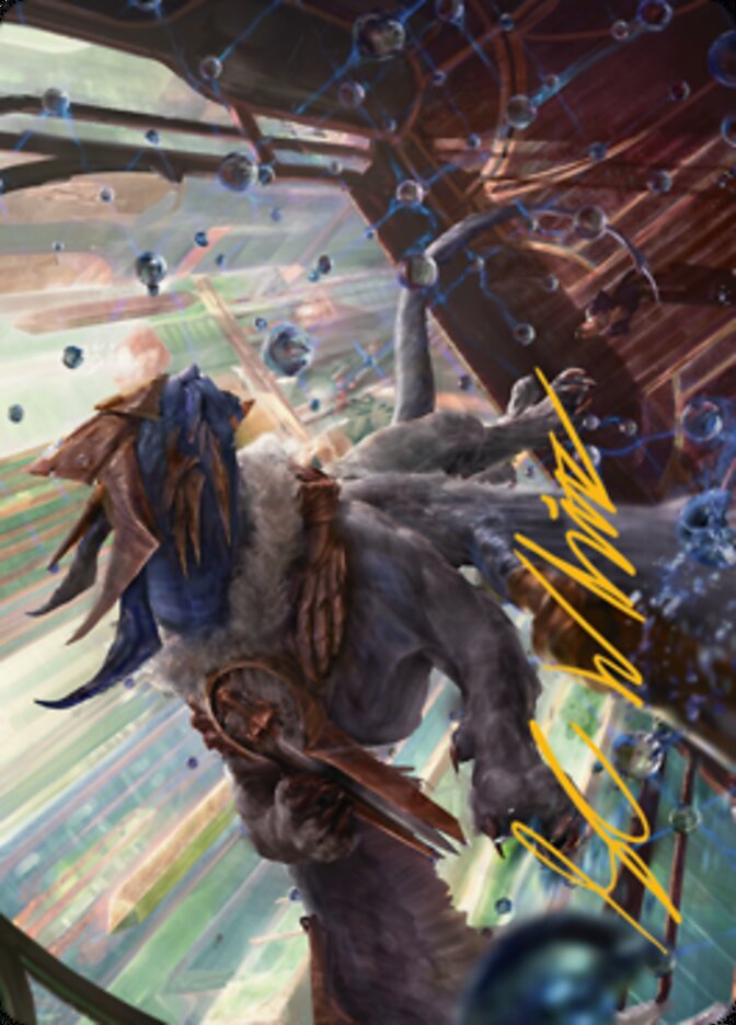 Change of Plans Art Card (Gold-Stamped Signature) [Streets of New Capenna Art Series] | Jomio and Rueliete's Cards and Comics