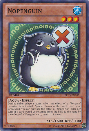 Nopenguin [PRIO-EN037] Common | Jomio and Rueliete's Cards and Comics