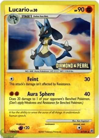 Lucario (6/130) [Burger King Promos: 2008 Collection] | Jomio and Rueliete's Cards and Comics
