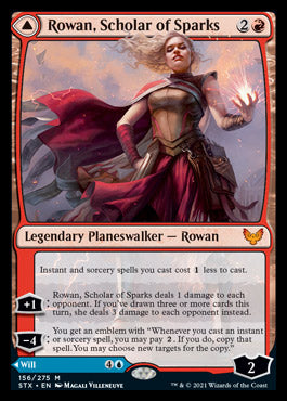 Rowan, Scholar of Sparks // Will, Scholar of Frost [Strixhaven: School of Mages] | Jomio and Rueliete's Cards and Comics