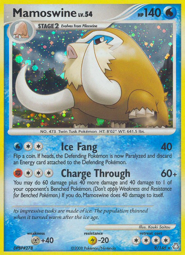 Mamoswine (9/146) [Diamond & Pearl: Legends Awakened] | Jomio and Rueliete's Cards and Comics