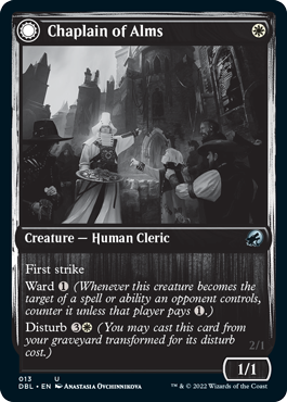 Chaplain of Alms // Chapel Shieldgeist [Innistrad: Double Feature] | Jomio and Rueliete's Cards and Comics