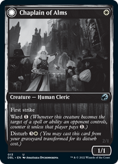 Chaplain of Alms // Chapel Shieldgeist [Innistrad: Double Feature] | Jomio and Rueliete's Cards and Comics
