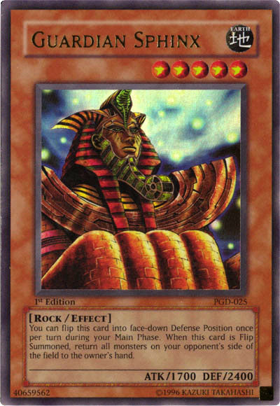 Guardian Sphinx [PGD-025] Ultra Rare | Jomio and Rueliete's Cards and Comics
