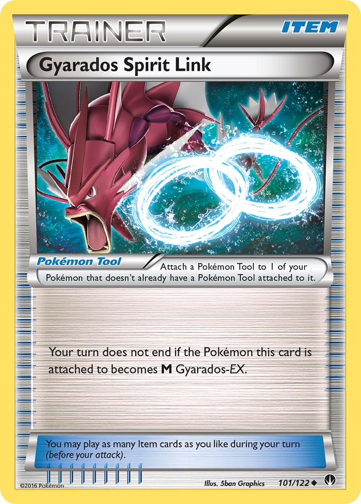 Gyarados Spirit Link (101/122) [XY: BREAKpoint] | Jomio and Rueliete's Cards and Comics