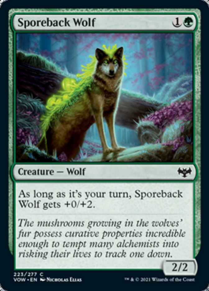 Sporeback Wolf [Innistrad: Crimson Vow] | Jomio and Rueliete's Cards and Comics