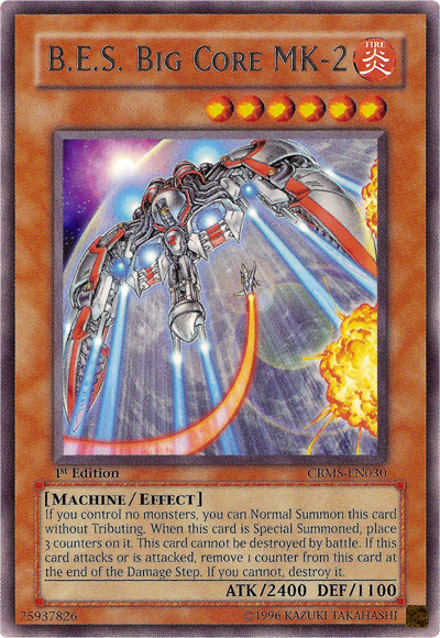 B.E.S. Big Core MK-2 [CRMS-EN030] Rare | Jomio and Rueliete's Cards and Comics