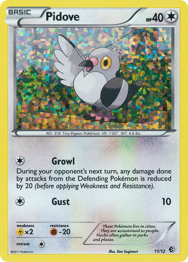 Pidove (11/12) [McDonald's Promos: 2011 Collection] | Jomio and Rueliete's Cards and Comics