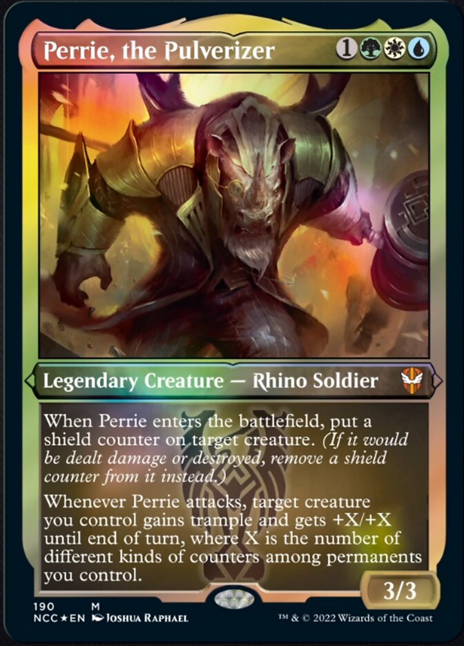 Perrie, the Pulverizer (Display Commander) [Streets of New Capenna Commander] | Jomio and Rueliete's Cards and Comics