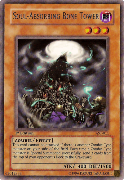 Soul-Absorbing Bone Tower [AST-011] Rare | Jomio and Rueliete's Cards and Comics