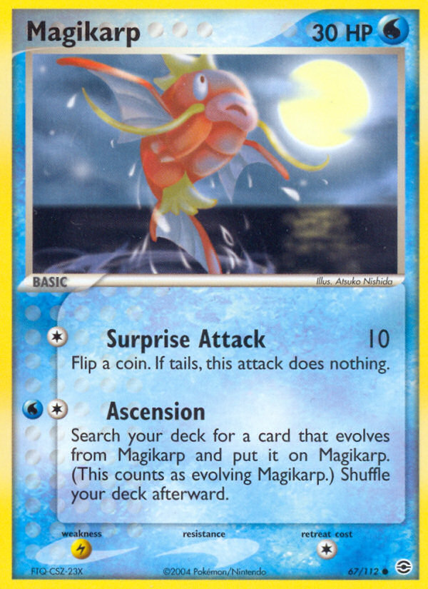 Magikarp (67/112) [EX: FireRed & LeafGreen] | Jomio and Rueliete's Cards and Comics