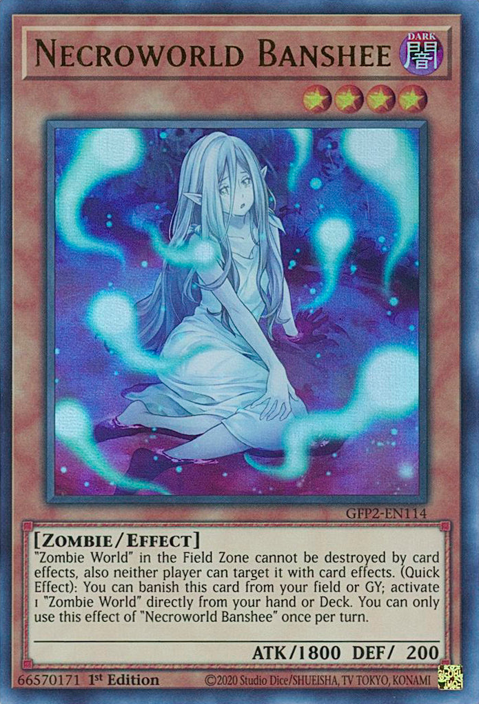 Necroworld Banshee [GFP2-EN114] Ultra Rare | Jomio and Rueliete's Cards and Comics
