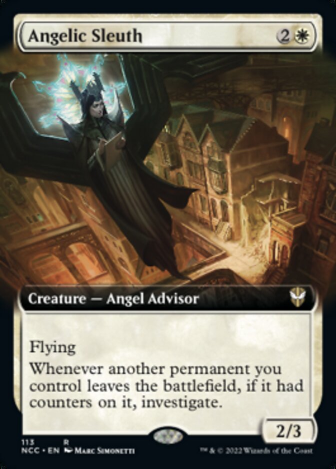 Angelic Sleuth (Extended Art) [Streets of New Capenna Commander] | Jomio and Rueliete's Cards and Comics