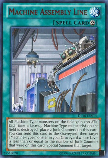 Machine Assembly Line (Red) [DL16-EN014] Rare | Jomio and Rueliete's Cards and Comics