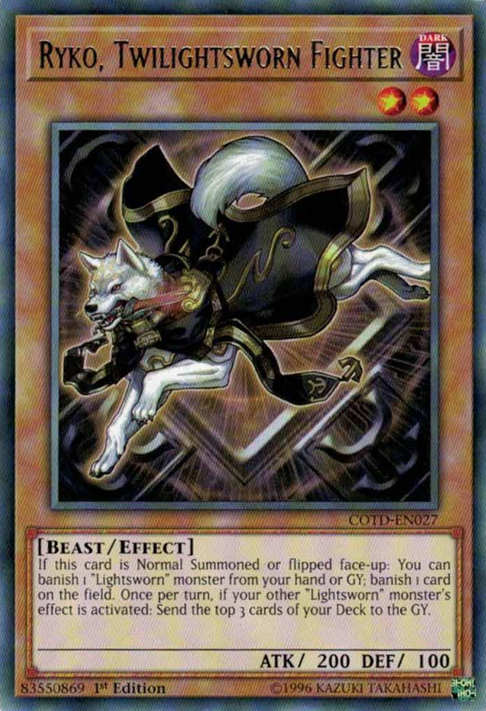 Ryko, Twilightsworn Fighter [COTD-EN027] Rare | Jomio and Rueliete's Cards and Comics