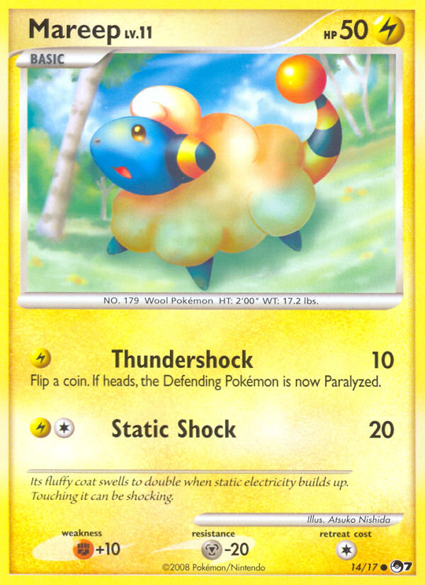Mareep (14/17) [POP Series 7] | Jomio and Rueliete's Cards and Comics