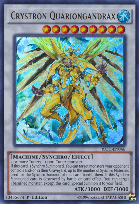 Crystron Quariongandrax [RATE-EN046] Ultra Rare | Jomio and Rueliete's Cards and Comics
