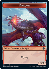 Dragon // Dragon Double-Sided Token [Starter Commander Decks] | Jomio and Rueliete's Cards and Comics