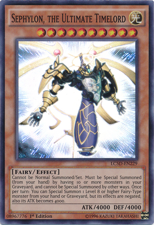 Sephylon, the Ultimate Timelord [LC5D-EN229] Super Rare | Jomio and Rueliete's Cards and Comics