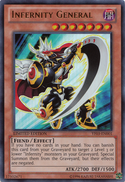 Infernity General [YF03-EN001] Ultra Rare | Jomio and Rueliete's Cards and Comics