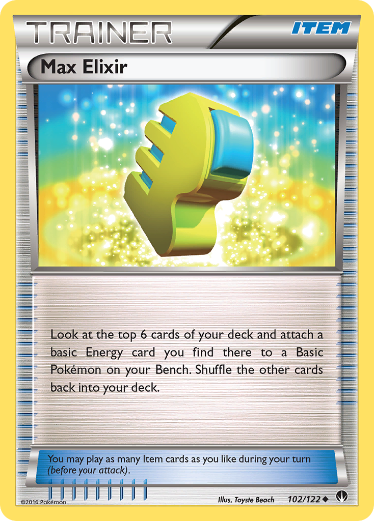 Max Elixir (102/122) [XY: BREAKpoint] | Jomio and Rueliete's Cards and Comics