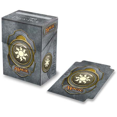 Ultra PRO: Deck Box - Mana 3 (White) | Jomio and Rueliete's Cards and Comics