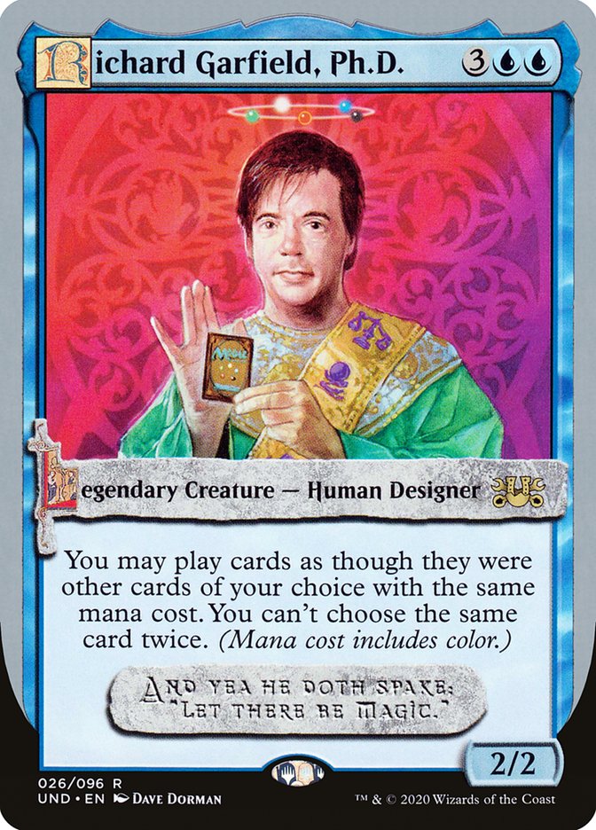 Richard Garfield, Ph.D. [Unsanctioned] | Jomio and Rueliete's Cards and Comics