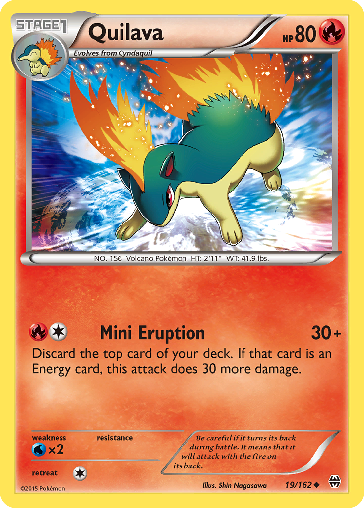 Quilava (19/162) [XY: BREAKthrough] | Jomio and Rueliete's Cards and Comics