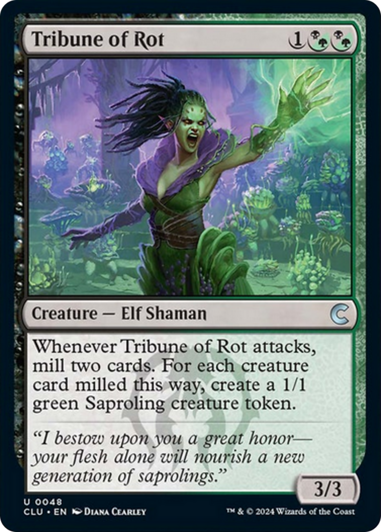 Tribune of Rot [Ravnica: Clue Edition] | Jomio and Rueliete's Cards and Comics
