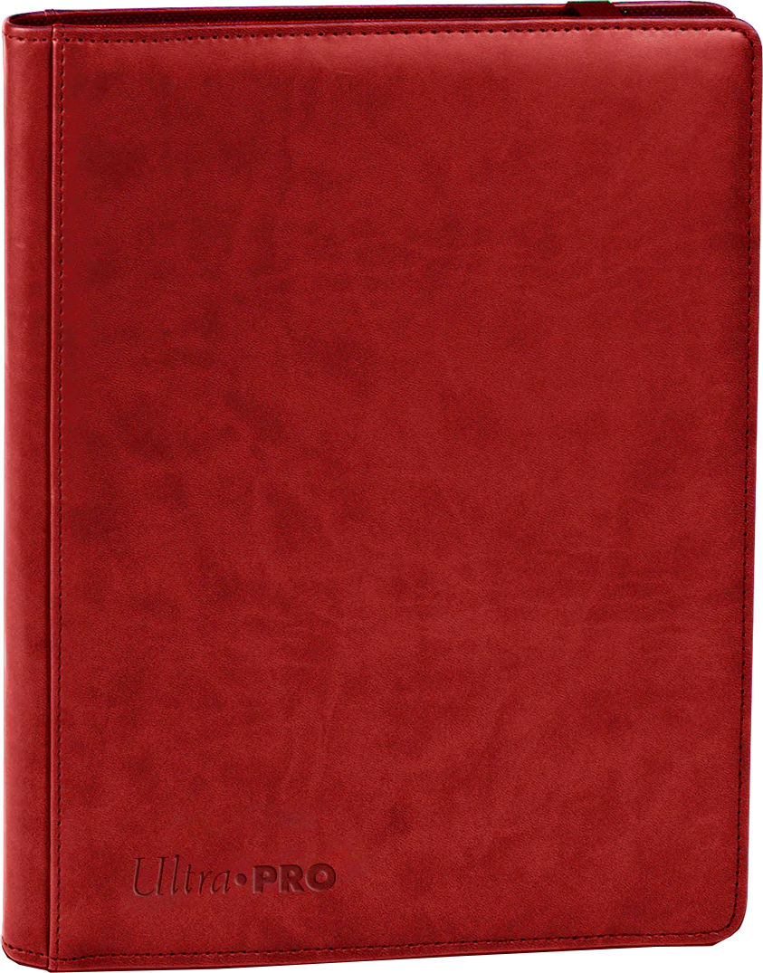 Ultra PRO: 9-Pocket Premium PRO-Binder (Red) | Jomio and Rueliete's Cards and Comics