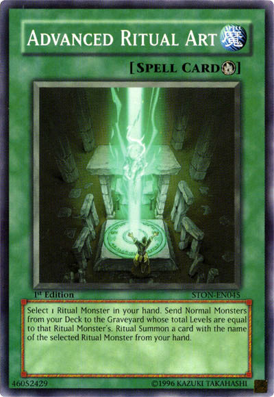 Advanced Ritual Art [STON-EN045] Common | Jomio and Rueliete's Cards and Comics